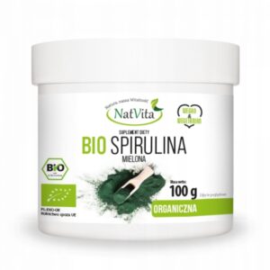 Spirulina Ground BIO Ecological Immunity Algae Anemia Nature 100g NatVita
