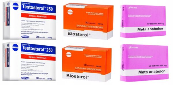 Testosterol Biosterol Testosterone + Meta Anabolone (Set of 6) - Image 1