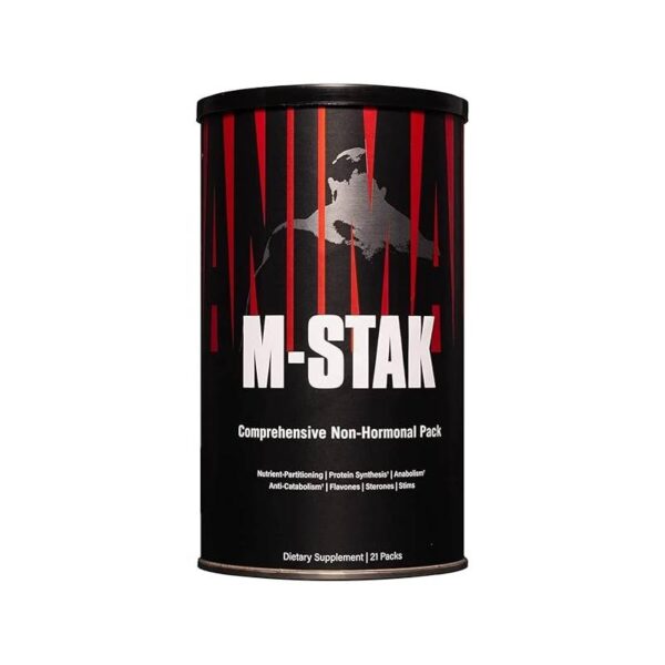 TESTOSTERONE BOOSTER FROM UNIVERSAL NUTRITION ANIMAL M-STAK BCAA 21 SACHETS - Image 1