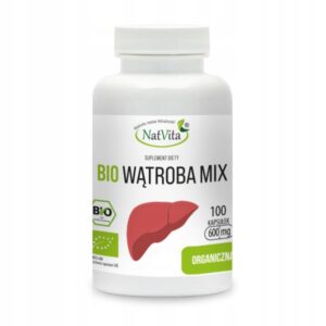 Liver BIO MIX Capsules 600mg Milk Thistle Turmeric Artichoke NatVita