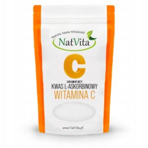 Vitamin C L-Ascorbic Acid Powder Immunity Health 500 g NatVita