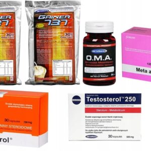 SUPPLEMENT SET LEGAL STEROIDS GAINER METANABOL (Set of 6)