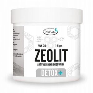 Zeolite Detox+Clinoptilolite Powder Cleansing Heavy Metals 300g NatVita
