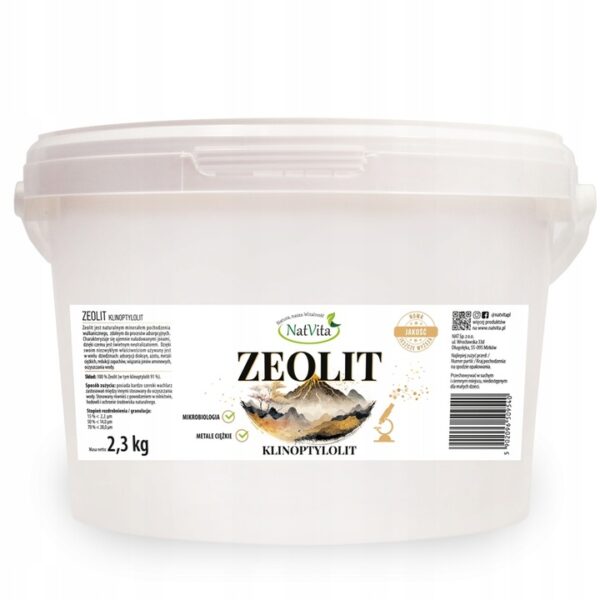 Zeolit-Proszek-Klinoptylolit-Oczyszczanie-Metale-Ciezkie-2-3kg-NatVita Zeolite Powder Clinoptilolite Cleansing Heavy Metals 2.3kg NatVita - Image 1