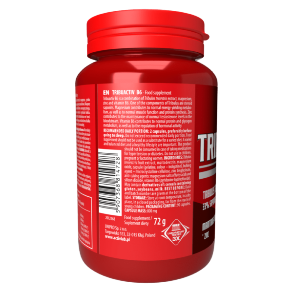 Activlab Tribulactiv B6 Tribulum Terrestrial 500 Mg - Image 2