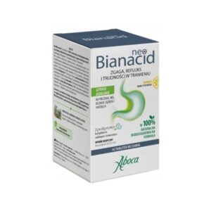 ABOCA Neobianacid HEARTBURN REFLUX DIGESTION lemon flavor 45 tablets
