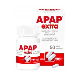 Apap Extra painkiller fever 50 tab.