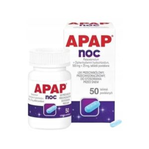 Apap Night Painkiller before sleep 50 tablets