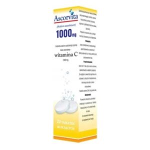 Ascorvita (Additiva) Vitamin C 1000 20 pcs.