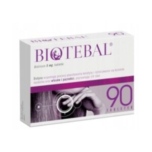 Biotebal biotin 5 mg HAIR SKIN NAILS 90 tablets