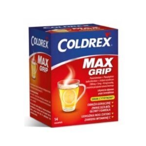 Coldrex MaxGrip flu cold lemon flavor 14 sachets