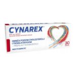 Cynarex 250 mg drug cholesterol atherosclerosis Herbapol Wrocław 30 tablets