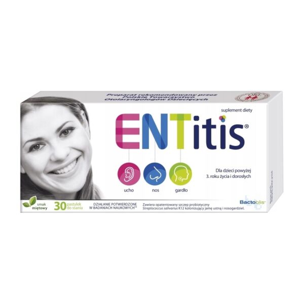 Entitis mint flavor IMMUNITY 30 lozenges - Image 1