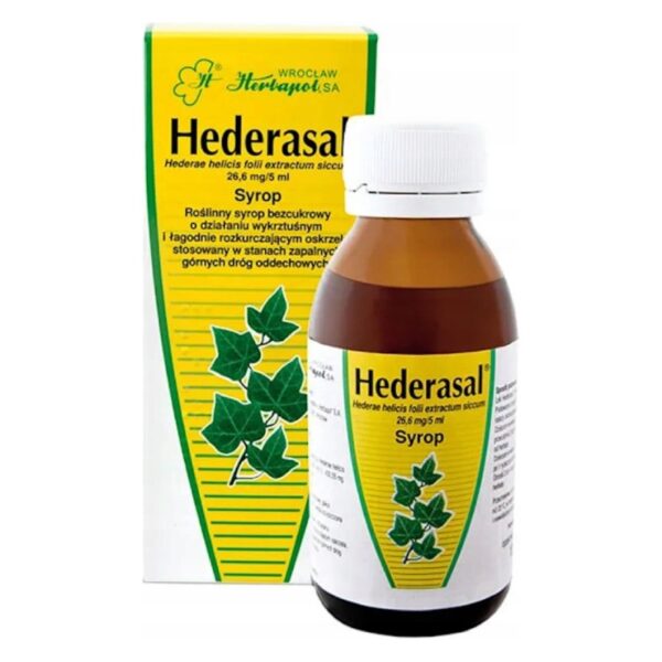 Hederasal expectorant syrup for cough 0.0266 g_5ml 125 g Hederasal expectorant syrup for cough 0.0266 g/5ml 125 g - Image 1
