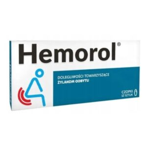 Hemorol Hemorrhoid medicine 12 suppositories