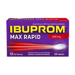 Ibuprom Max Rapid 400 mg painkiller 24 tab.