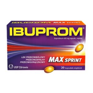Ibuprom Max Sprint painkiller 20 caps.