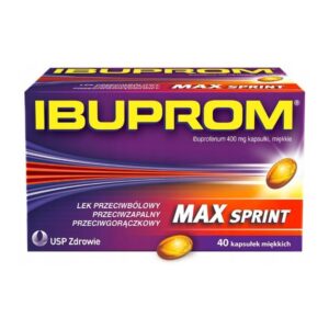 Ibuprom Max Sprint painkiller 40 caps.