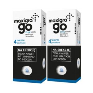 Maxigra Go erection medicine potency 2 x 4 tab.