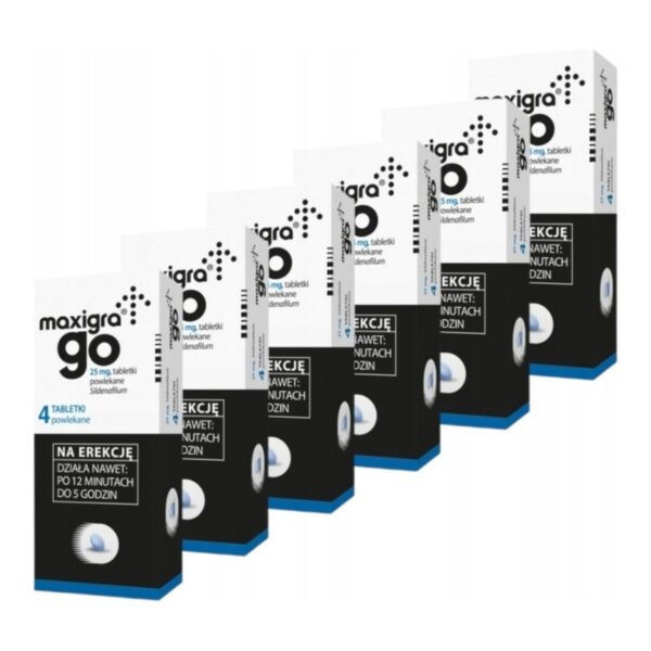 Maxigra Go erection potency medicine 6 x 4 tablets Maxigra Go erection potency medicine 6 x 4 tablets - Image 1