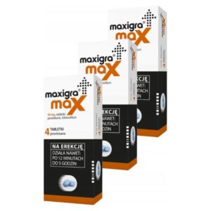 Maxigra Max ERECTION POTENCY 50 mg 3 x 4 tablets