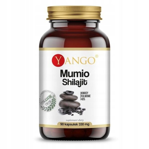 Mumio-Shilajit-ekstrakt-330mg-90-kapsulek-YANGO Mumio Shilajit extract 330mg (90 capsules) YANGO - Image 1