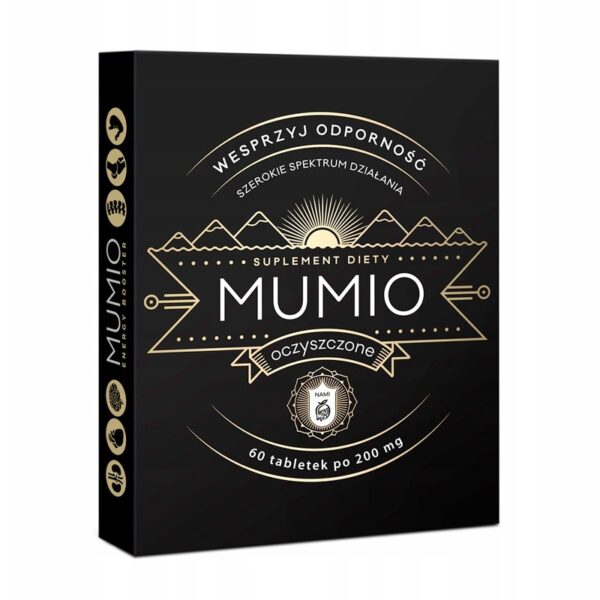 Mumio purified (Shilajit) 60 tabs x 0.2g - Nami (1) Mumio purified (Shilajit) 60 tabs x 0.2g - Nami - Image 1