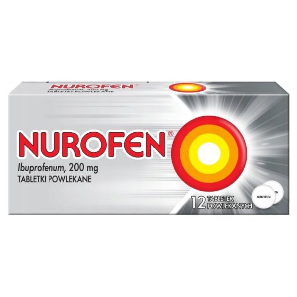 Nurofen ibuprofen 200 mg pain fever 12 tablets - Image 1