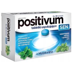 POSITIVUM SEN sleeping tablets MELATONINA Aflofarm 180 tablets