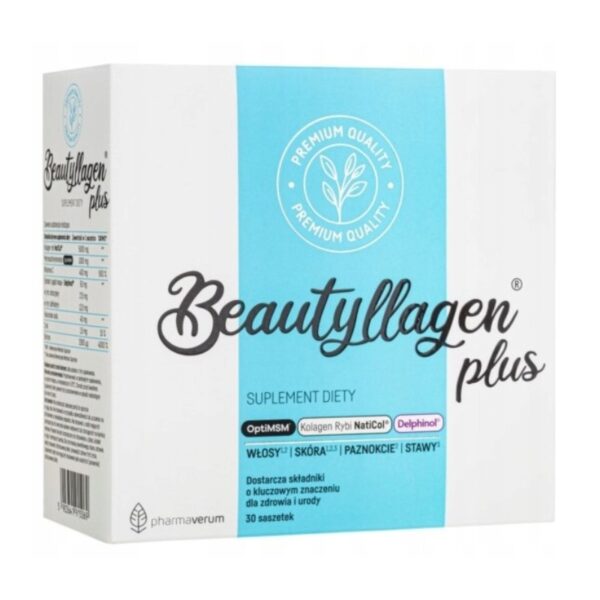 Pharmaverum BEAUTYLLAGEN PLUS collagen zinc biotin 30 sachets Pharmaverum BEAUTYLLAGEN PLUS collagen zinc biotin 30 sachets - Image 1