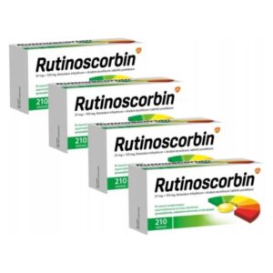 RUTINOSCORBIN Rutin Vitamin C IMMUNITY 4 x 210 tablets