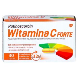Rutinoscorbin Vitamin C Forte 500 mg 30 capsules