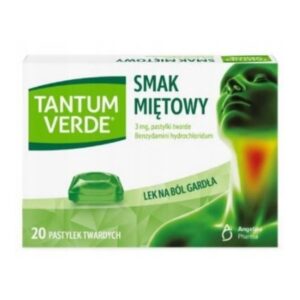 Tantum Verde mint flavor sore throat 3 mg 20 lozenges