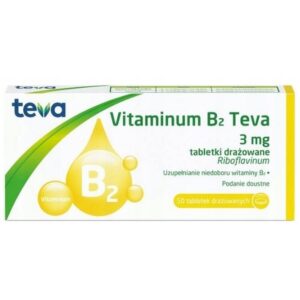 Vitaminum B2 TEVA VITAMIN b2 50 tablets