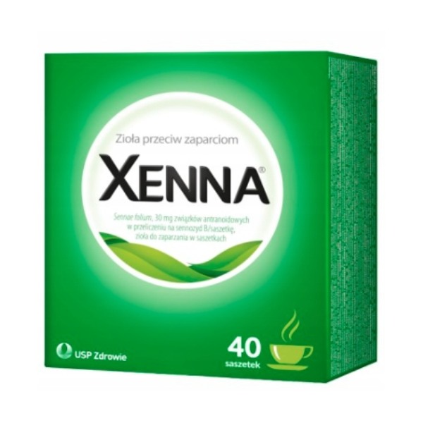 Xenna herbs for infusion for constipation 40 sachets Xenna herbs for infusion for constipation 40 sachets - Image 1