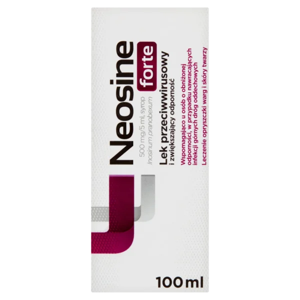 Neosine Forte 500 mg/ 5 ml, syrup, 100 ml - Image 2