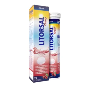 Zdrovit Litorsal Cherry, cherry flavor, 24 effervescent tablets