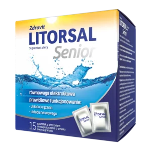 Zdrovit Litorsal Senior, pomegranate flavor, 15 sachets