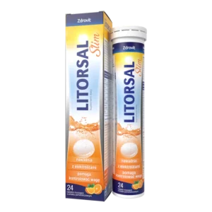 Zdrovit Litorsal Slim, orange flavor, 24 effervescent tablets