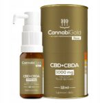 CannabiGold RAW CBD + CBDA 1000mg 12ml