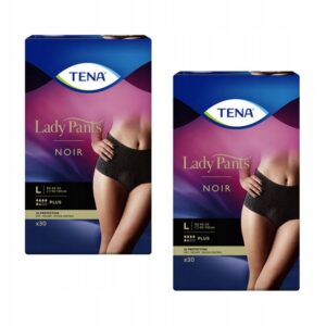 TENA Lady Plus Noir L Absorbent Panties Diaper Panties Adult Diapers
