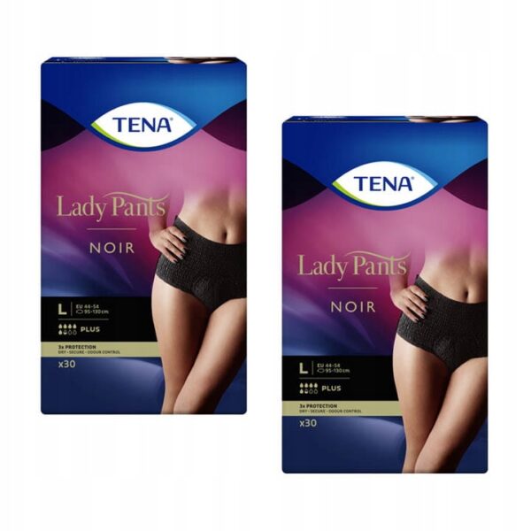 TENA Lady Plus Noir L Absorbent Panties Diaper Panties Adult Diapers - Image 1