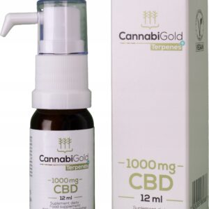 CBD Hemp Oil 10% CannabiGold Terpenes+ 1000mg 12 ml