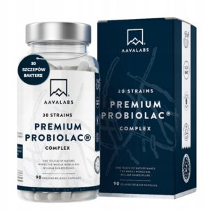 Probiotic PROBIOLAC PREMIUM 30 Strains 120 MLD 90 caps AAVALABS