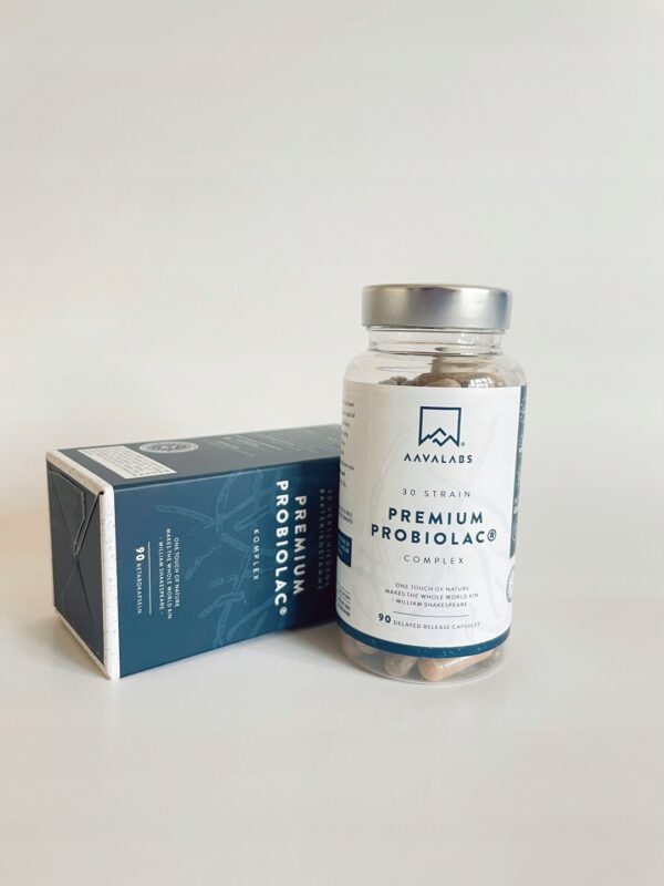 Probiotic PROBIOLAC PREMIUM 30 Strains 120 MLD 90 caps AAVALABS - Image 6