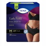 TENA Lady Pants Plus Noir M 75-105 cm, absorbent underwear, 9 pcs.