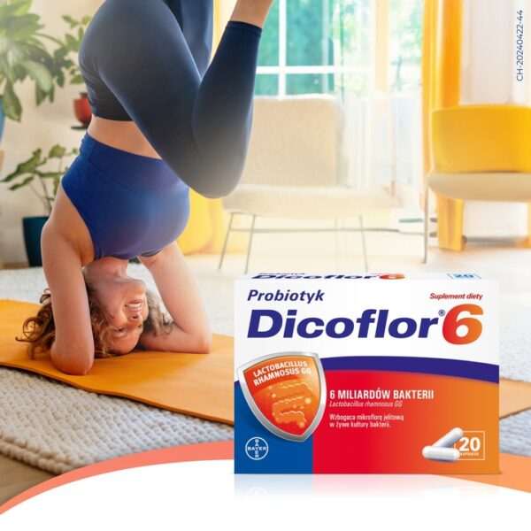 Set of 2x Dicoflor 6, probiotic, Lactobacillus rhamnosus, 20 capsules - Image 2