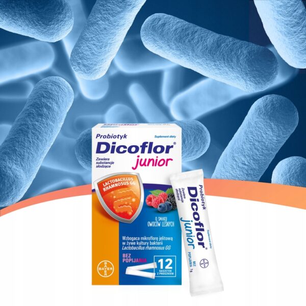 Dicoflor Junior Set Forest fruits, probiotic 3x12 sachets - Image 4