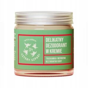 CZTERY SZPAKI Gentle cream deodorant Strawberry and Verbena, 60ml