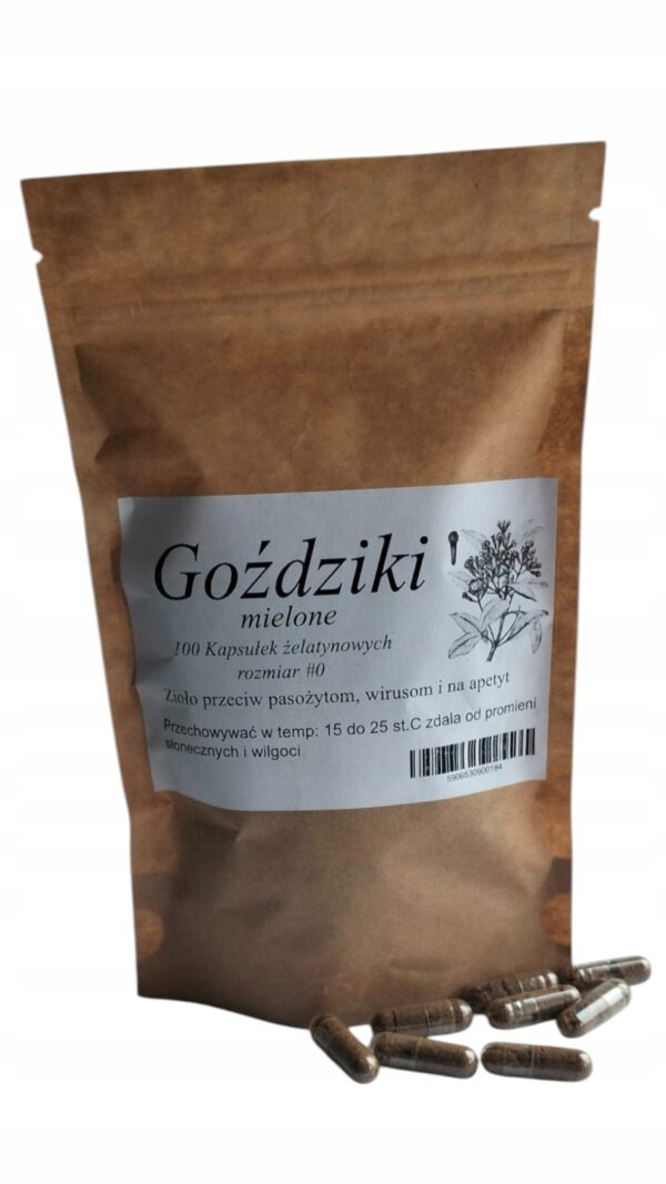 CLOVE 100 CAPSULES PARASITES DIGESTIVE VIRUSES ANTIOXIDANTS INFLAMMATION - Image 2